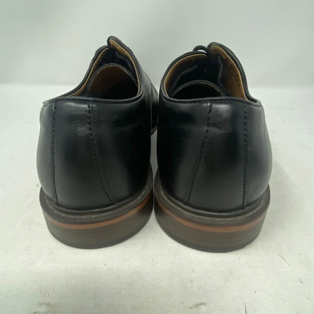 Goodfellow & Co Mens Black Cap Toe Oxford Dress Shoes Size 9.5 Formal Business